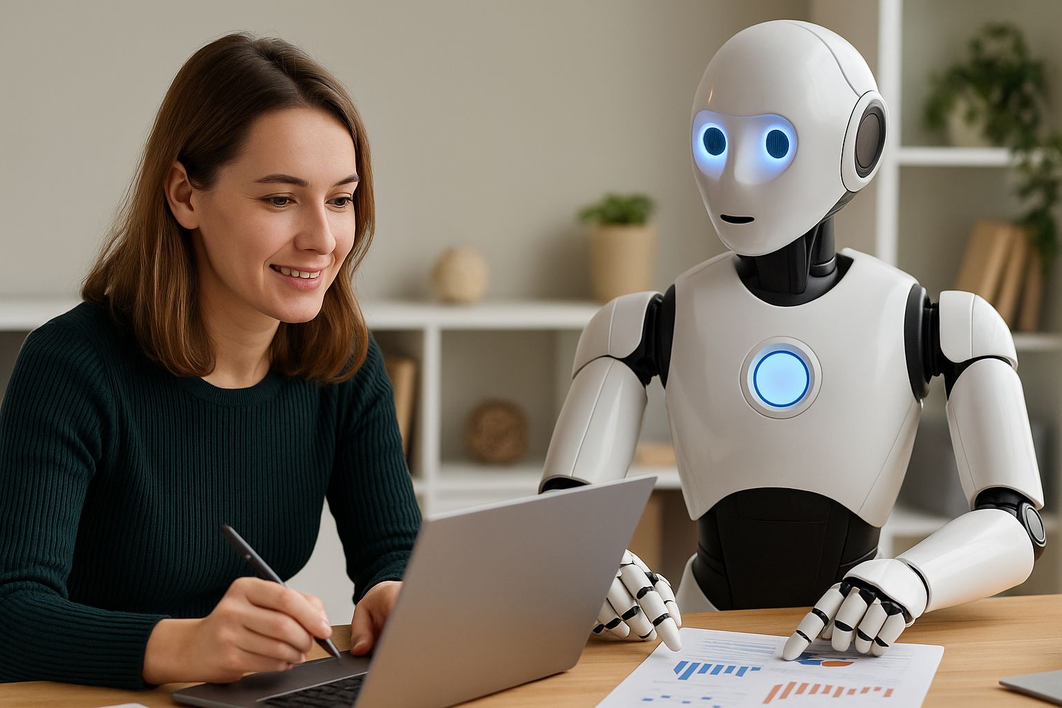 Collaborating with AI to work smarter, not harder - where human creativity meets cutting-edge technology.